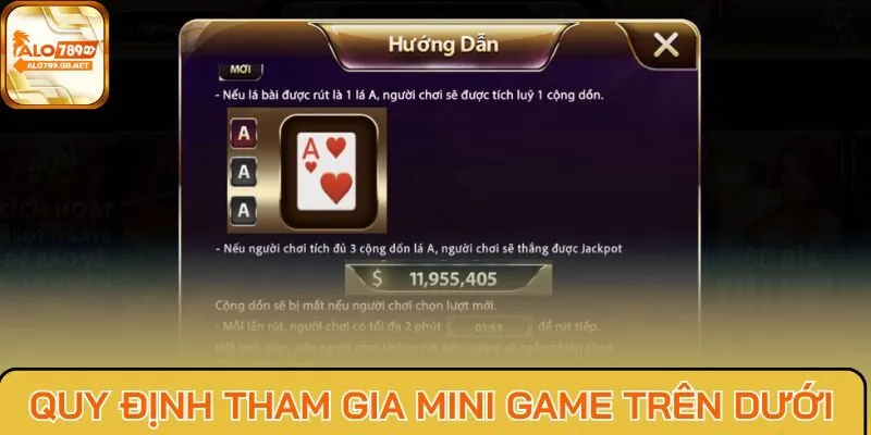 Quy định tham gia mini game Trên Dưới